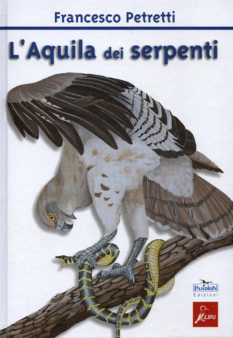 Short-toed Eagle. Francesco Petretti. Cover of the 'L'aquila dei serpenti' book