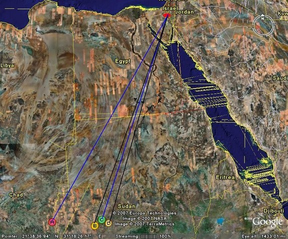 Autumn 06 Short-toed Eagles migration route