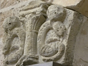 The image of an eagle holding a snake : abbaye de Gellone, St-Guilhem-le-Désert (Hérault, France)